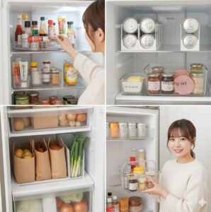 場所別！冷蔵庫収納と100均整理のコツ